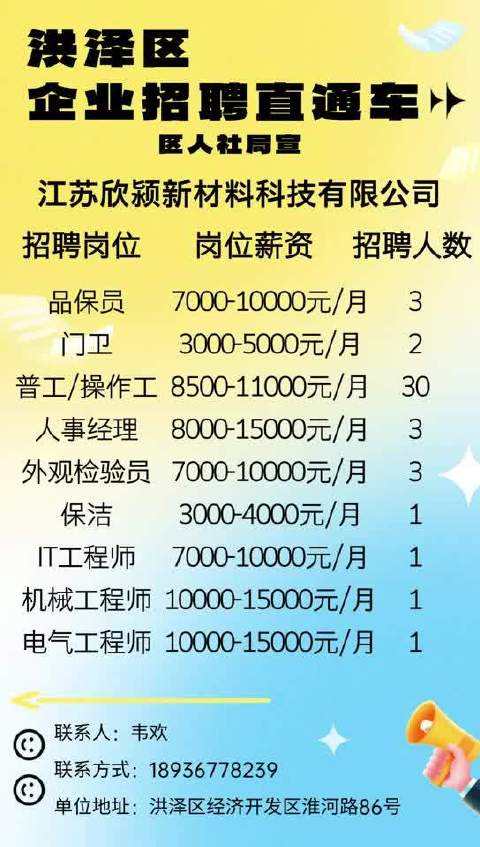 嘉善西塘最新招聘信息汇总