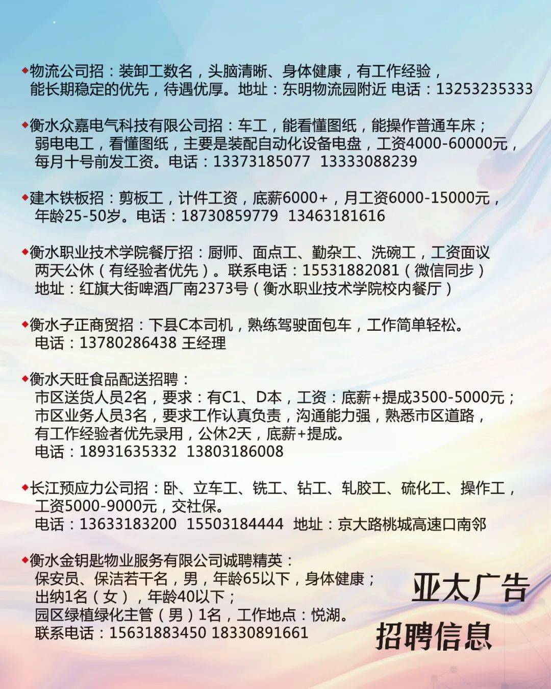 西安物业最新招聘信息全面概览